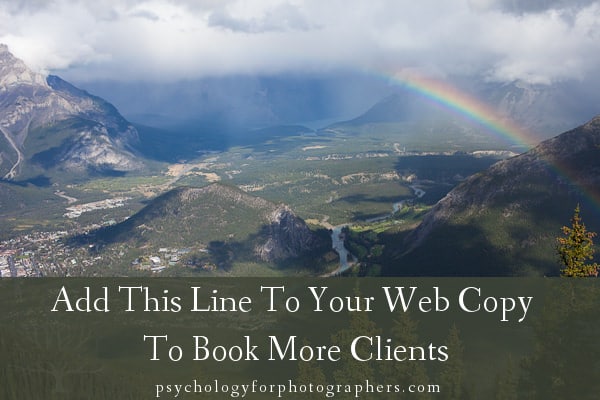 Add This Line To Your Web Copy To Book More Clients